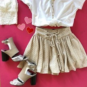 Free People polka dot shorts